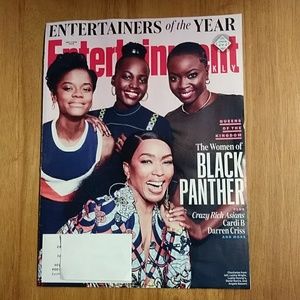 Entertainment Weekly Magazine Black Panther Entertainers of the Year 2018
